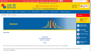 Andhra Bank Security Officers Recruitment