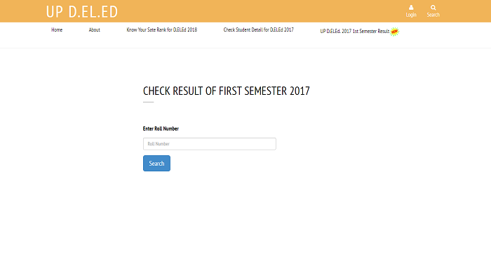 BTC-DELED First Semester Result 2018