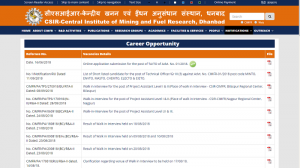 CSIR-CIMFR PA Recruitment