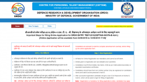 DRDO Senior Technical Assistant B