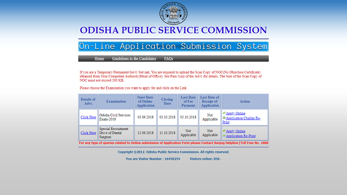 OPSC Assistant Section Officers Recruitment