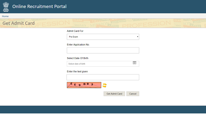 RSMSSB Informatics Assistant Typing Test Admit Card