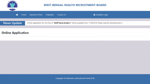 WBHRB Staff Nurse Grade-II Recruitment